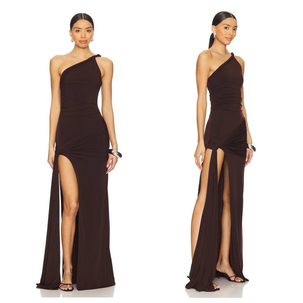 LOVERS and FRIENDS REVOLVE - Sabrina Gown in Espresso Brown - SIZE SM - NWT